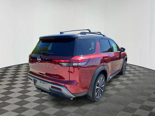 Scarlet 2026 Nissan Pathfinder Platinum