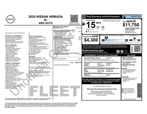 2024 Nissan Armada SL 4WD
