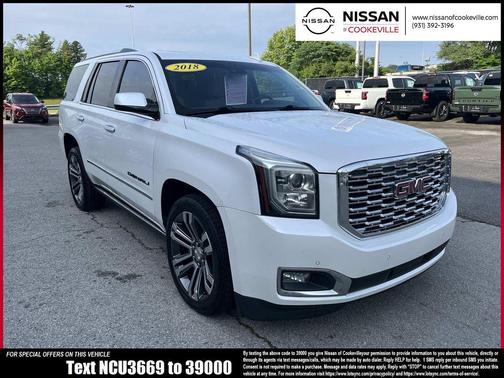 White Frost 2018 GMC Yukon Denali