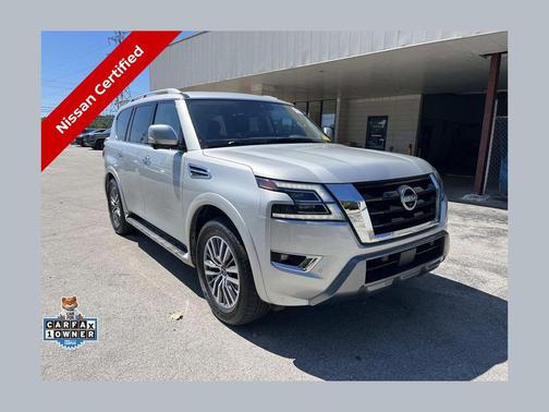Brilliant Silver Metallic 2024 Nissan Armada SL 2WD