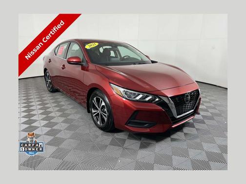 Scarlet 2021 Nissan Sentra SV
