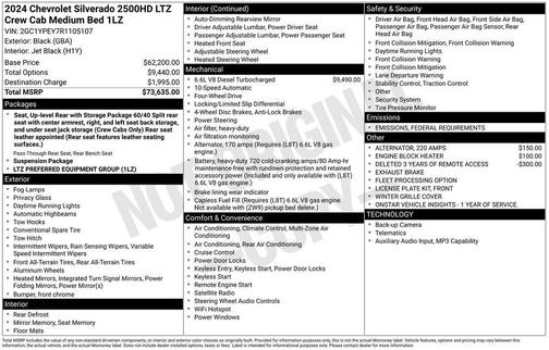 2024 Chevrolet Silverado 2500 LTZ