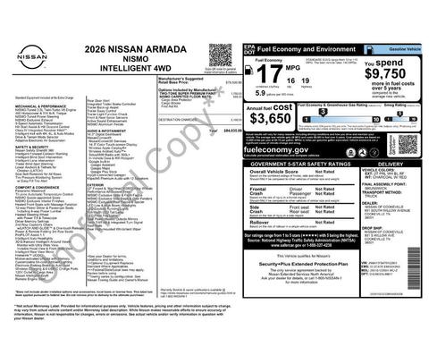 2026 Nissan Armada NISMO