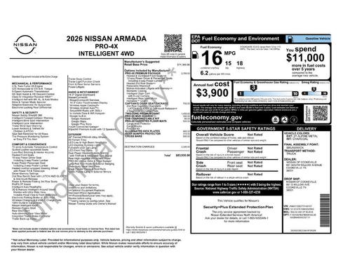 Alpine 2026 Nissan Armada PRO-4X