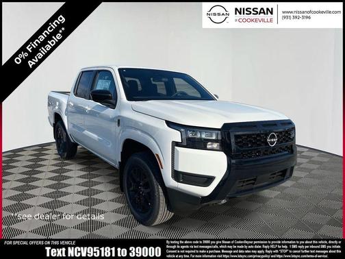 Glacier White 2026 Nissan Frontier SV