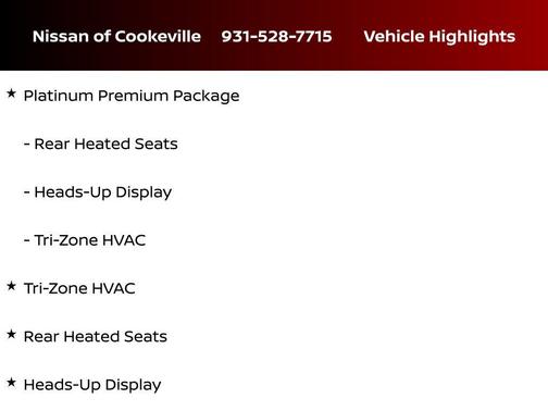 2023 Nissan Rogue Platinum
