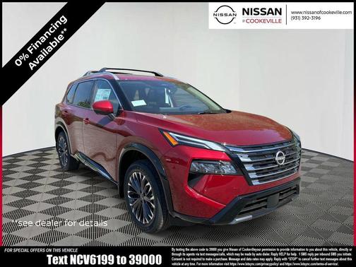 Scarlet 2026 Nissan Rogue Platinum