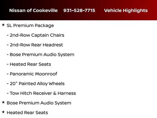 2024 Nissan Pathfinder SL 4WD