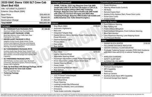 2020 GMC Sierra 1500 SLT