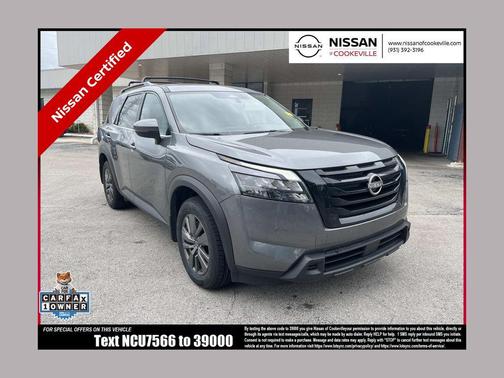 Gun Metallic 2023 Nissan Pathfinder SV 4WD