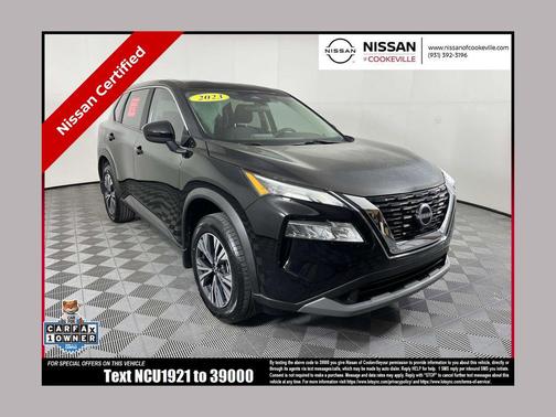 Super Black 2023 Nissan Rogue SV