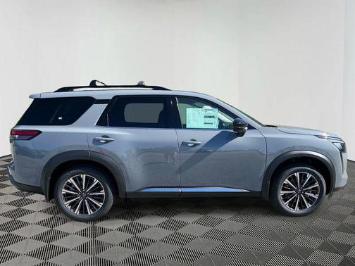 Gray 2026 Nissan Pathfinder Platinum