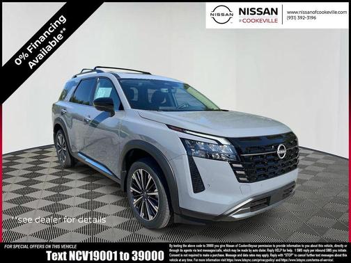 Gray 2026 Nissan Pathfinder Platinum