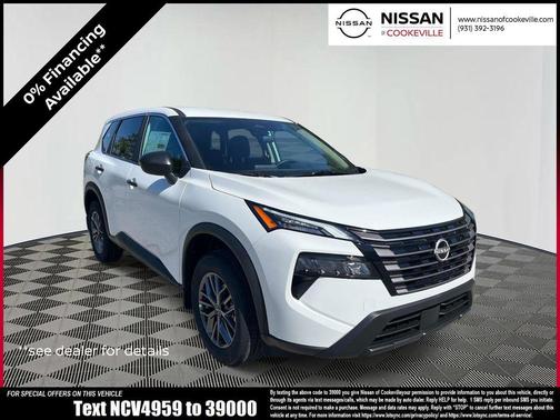 Glacier White 2026 Nissan Rogue S SUV