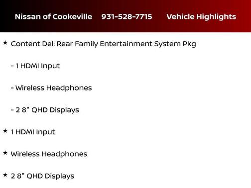 2023 Nissan Armada Platinum 2WD