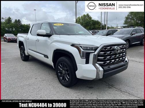 Wind Chill Pearl 2024 Toyota Tundra Platinum