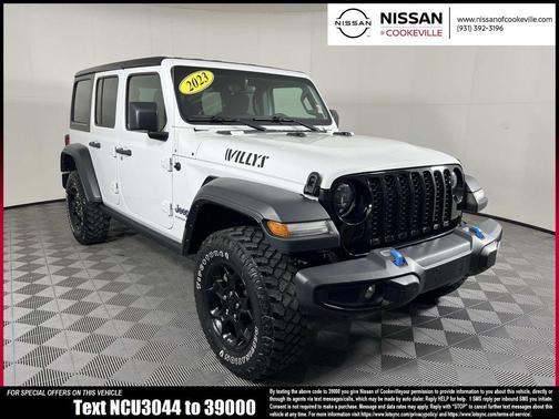 Bright White Clearcoat 2023 Jeep Wrangler 4xe Base