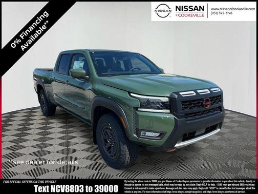 Tactical Green Metallic 2026 Nissan Frontier PRO-4X