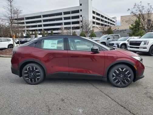 Red Metallic 2026 Nissan Leaf PLATINUM+