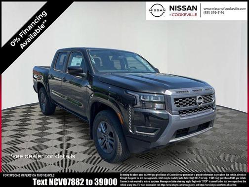 Super Black 2026 Nissan Frontier SV