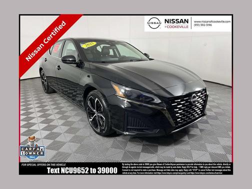 Super Black 2025 Nissan Altima SR FWD