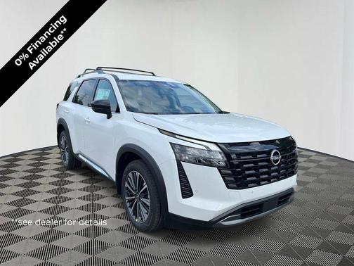 White Pearl 2026 Nissan Pathfinder Platinum