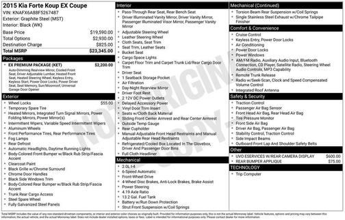 2015 Kia Forte Koup EX