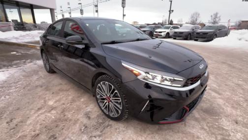 Aurora Black 2022 Kia Forte GT