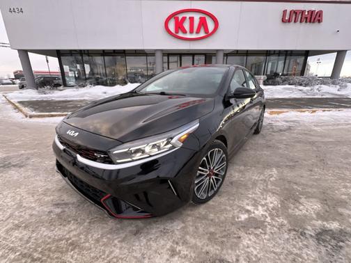 Aurora Black 2022 Kia Forte GT