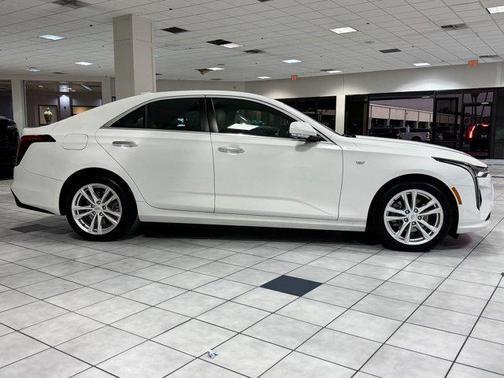Summit White 2022 Cadillac CT4 Luxury