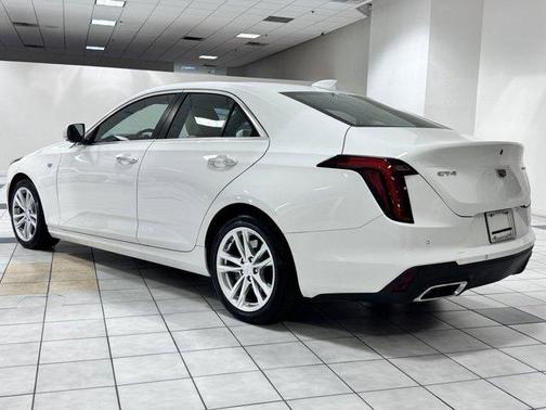 Summit White 2022 Cadillac CT4 Luxury