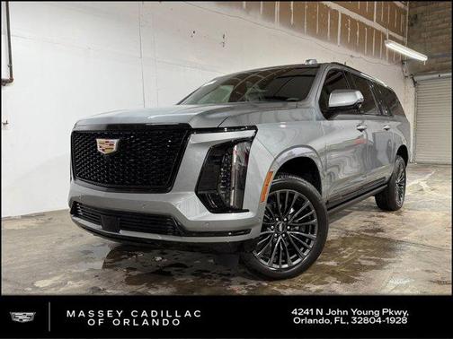 Argent Silver Metallic 2026 Cadillac Escalade ESV Sport Platinum