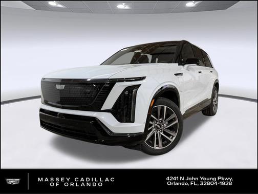 Vibrant White Tricoat 2026 Cadillac VISTIQ Sport