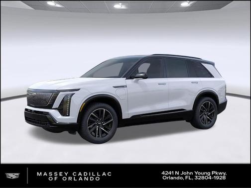 Vibrant White Tricoat 2026 Cadillac VISTIQ Sport