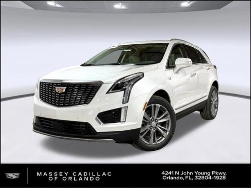 Crystal White Tricoat 2026 Cadillac XT5 Premium Luxury