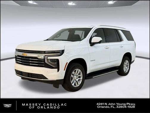 Summit White 2025 Chevrolet Tahoe LT