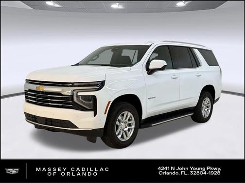 Summit White 2025 Chevrolet Tahoe LT