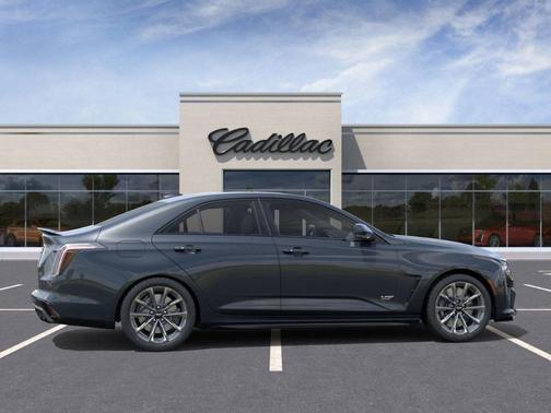 Deep Space Metallic 2026 Cadillac CT4-V V-Series Blackwing RWD