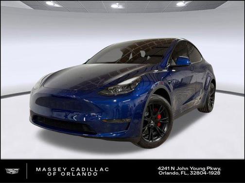 Deep Blue Metallic 2024 Tesla Model Y Long Range Dual Motor All-Wheel Drive
