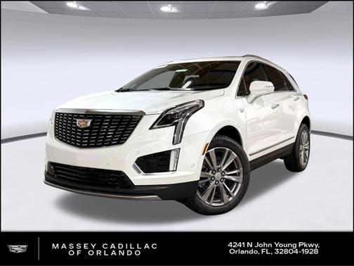 Crystal White Tricoat 2026 Cadillac XT5 Premium Luxury