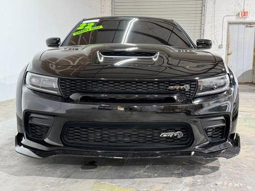 Pitch Black Clearcoat 2022 Dodge Charger SRT Hellcat