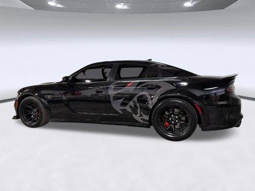 Pitch Black Clearcoat 2022 Dodge Charger SRT Hellcat