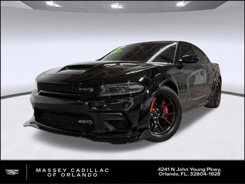 Pitch Black Clearcoat 2022 Dodge Charger SRT Hellcat