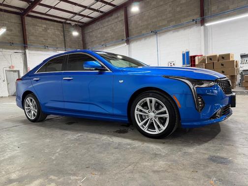 Coastal Blue Metallic 2026 Cadillac CT4 Luxury RWD