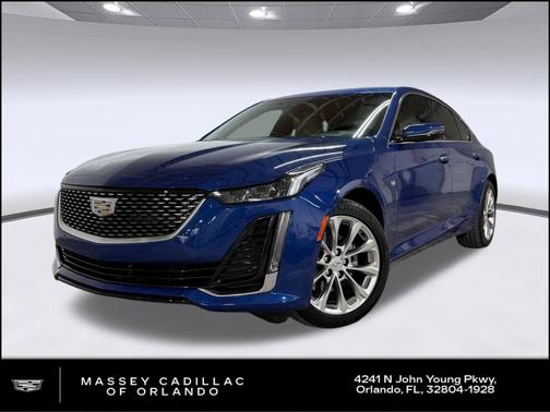Wave Metallic 2022 Cadillac CT5 Premium Luxury