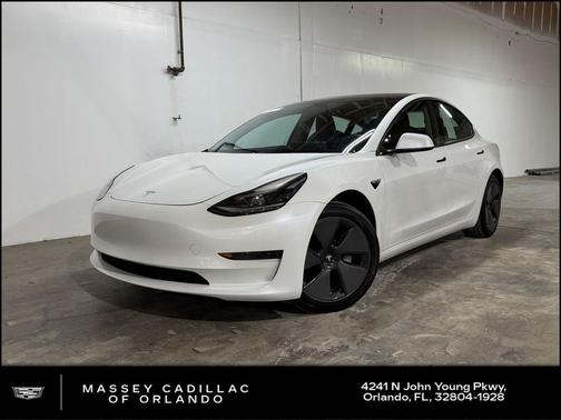 Pearl White Multi-Coat 2021 Tesla Model 3 Standard Range Plus