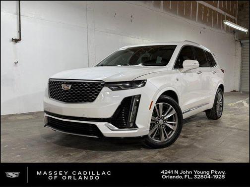 Crystal White Tricoat 2021 Cadillac XT6 Premium Luxury FWD