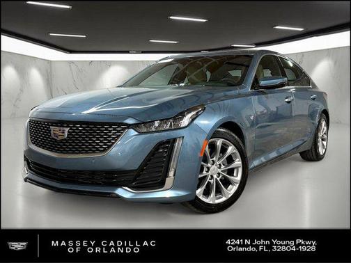 Midnight Steel Metallic 2023 Cadillac CT5 Premium Luxury