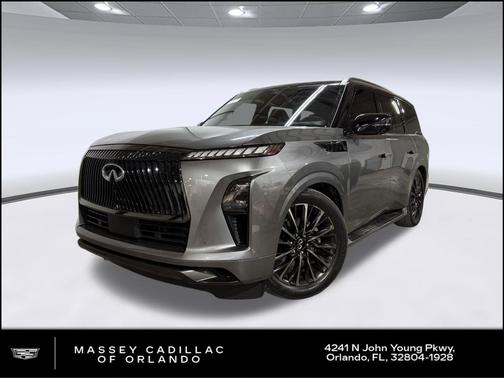 Dynamic Metal/Black Obsidian 2025 INFINITI QX80 AUTOGRAPH AWD