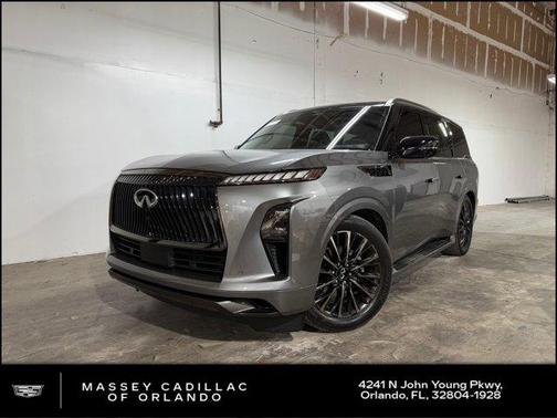 Dynamic Metal/Black Obsidian 2025 INFINITI QX80 AUTOGRAPH AWD